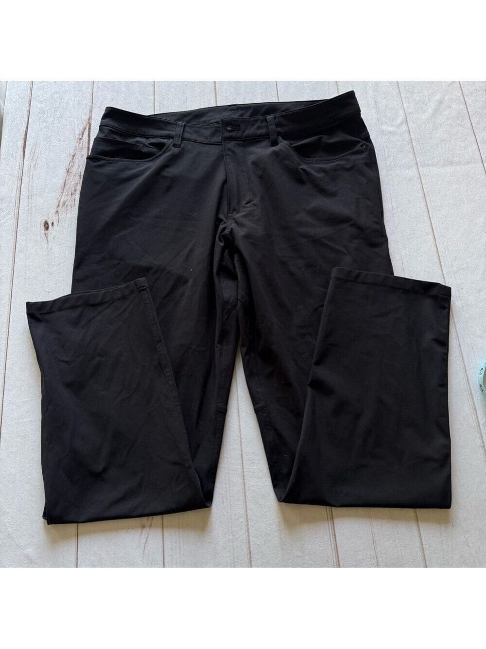 Lululemon Men’s Black Business Casual Pants No Tag Size See Approx Measurements - Picture 5 of 9